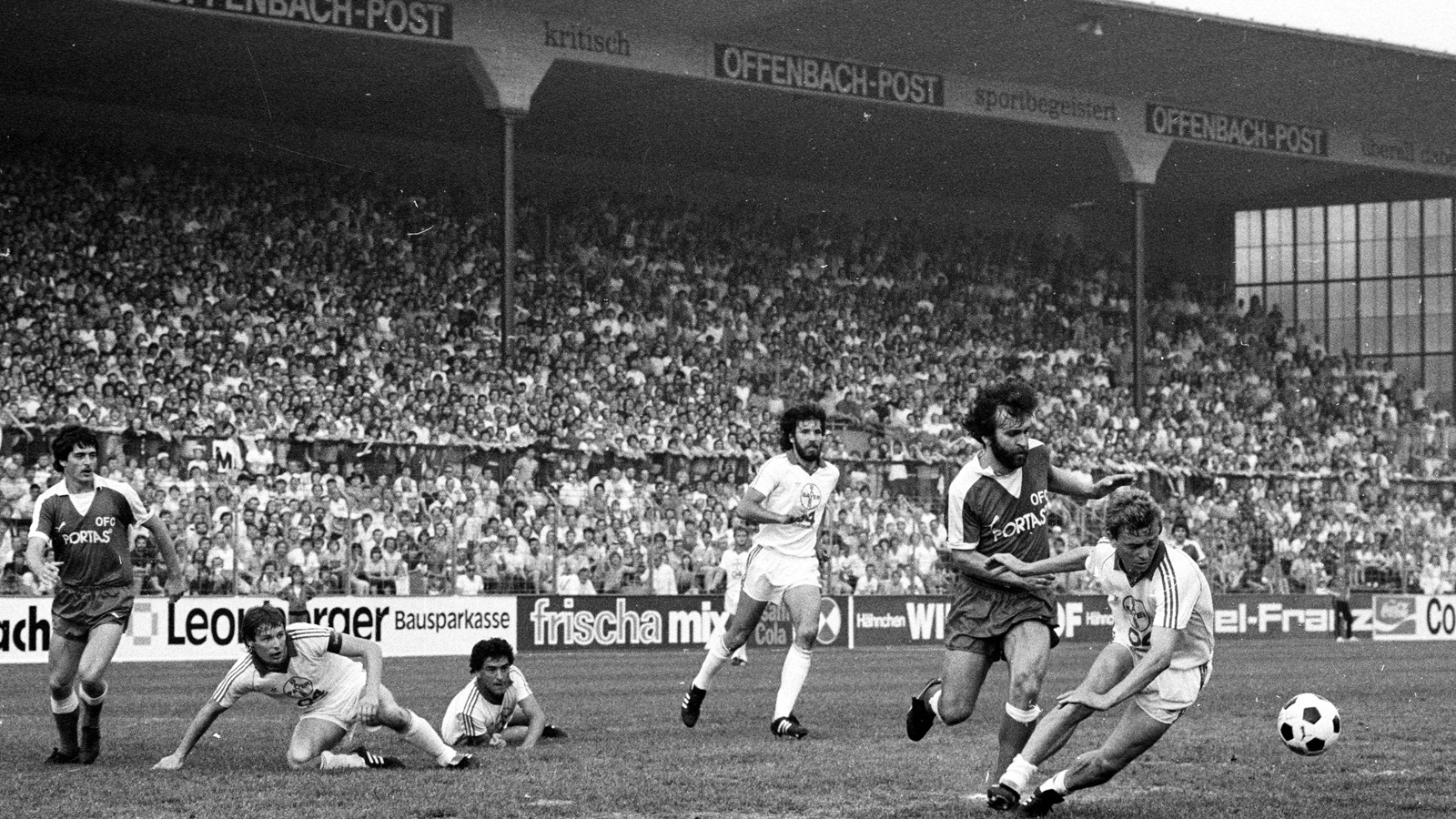 Relegation in Offenbach zwischen den Kickers und Bayer Leverkusen 1982