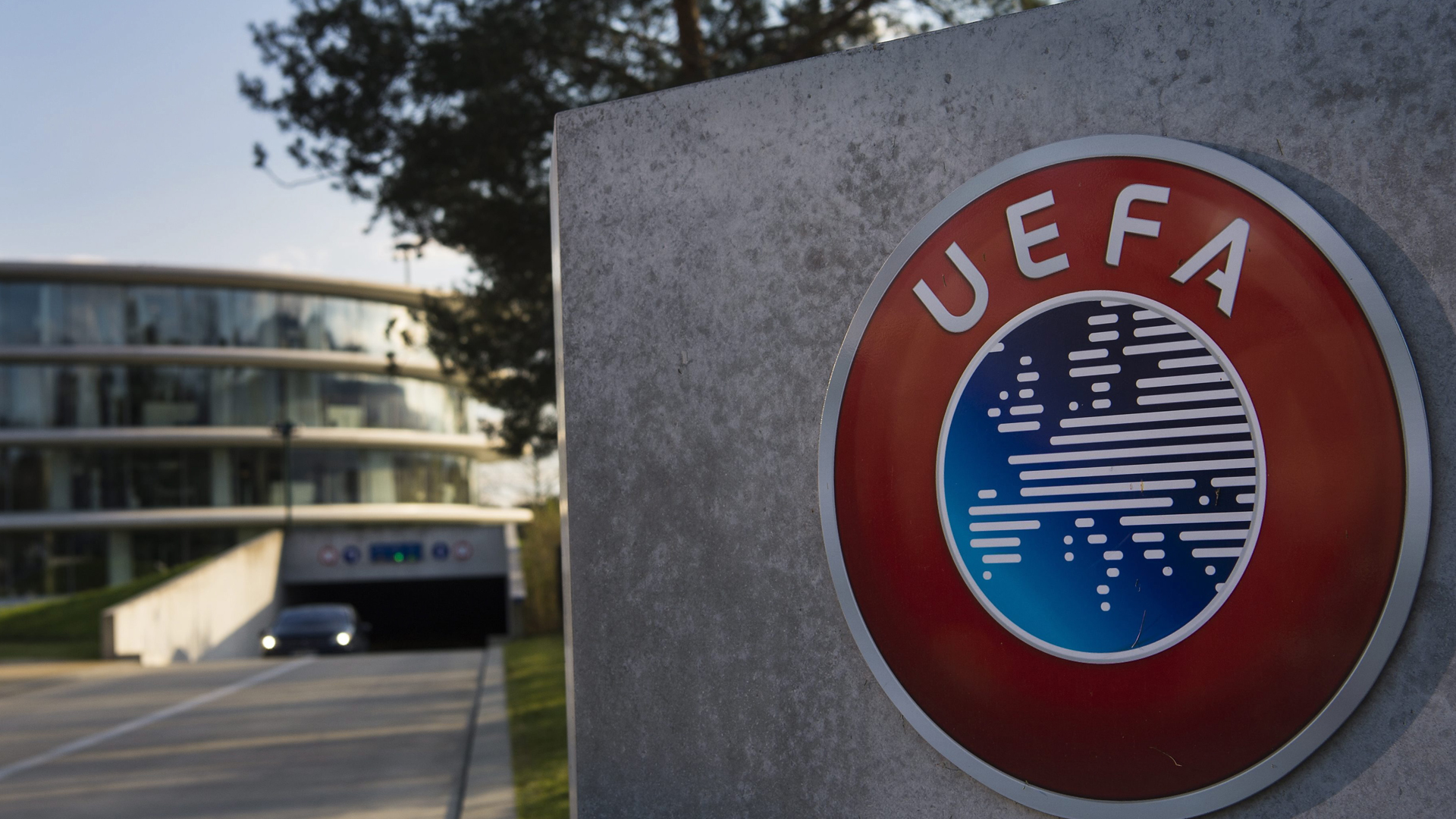 Die UEFA-Zentrale im schweizerischen Nyon