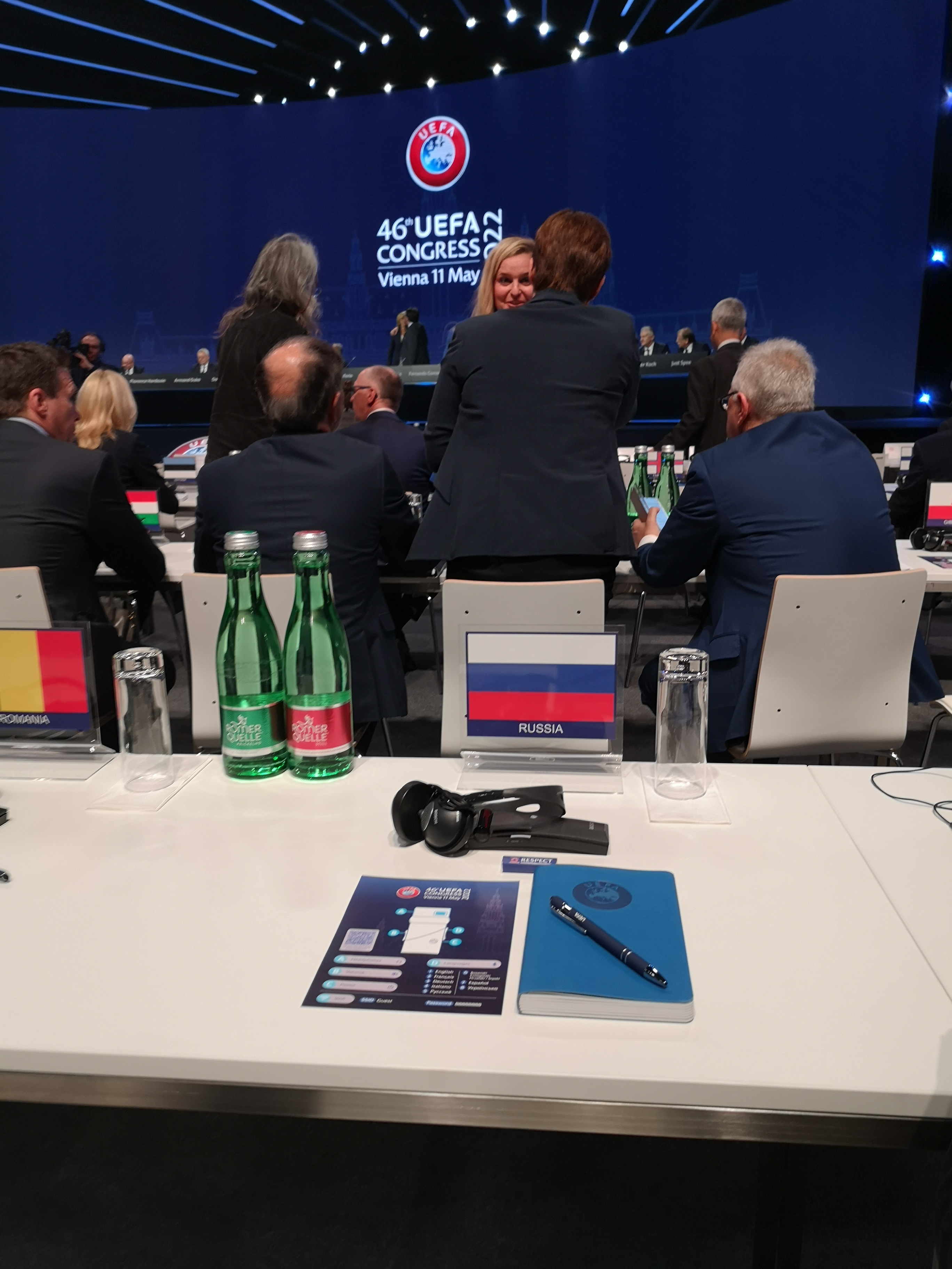 Russlands Platz beim UEFA-Kongress