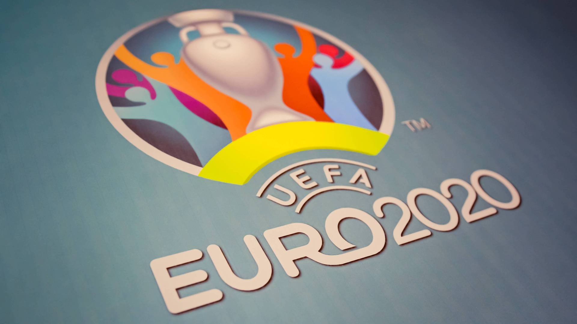 Präsentation des Logos für die Fußball-Europameisterschaft 2020