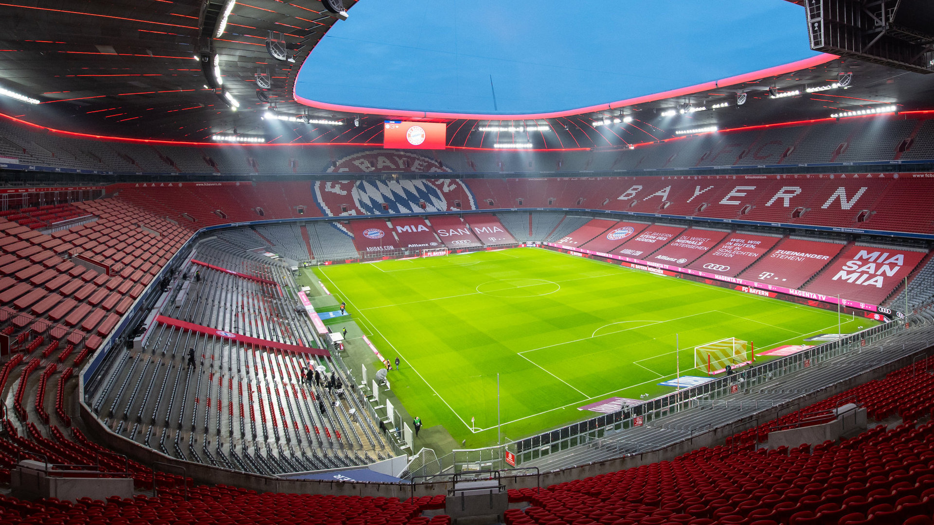 Das Stadion in München soll Austragungsort der EM 2021 sein