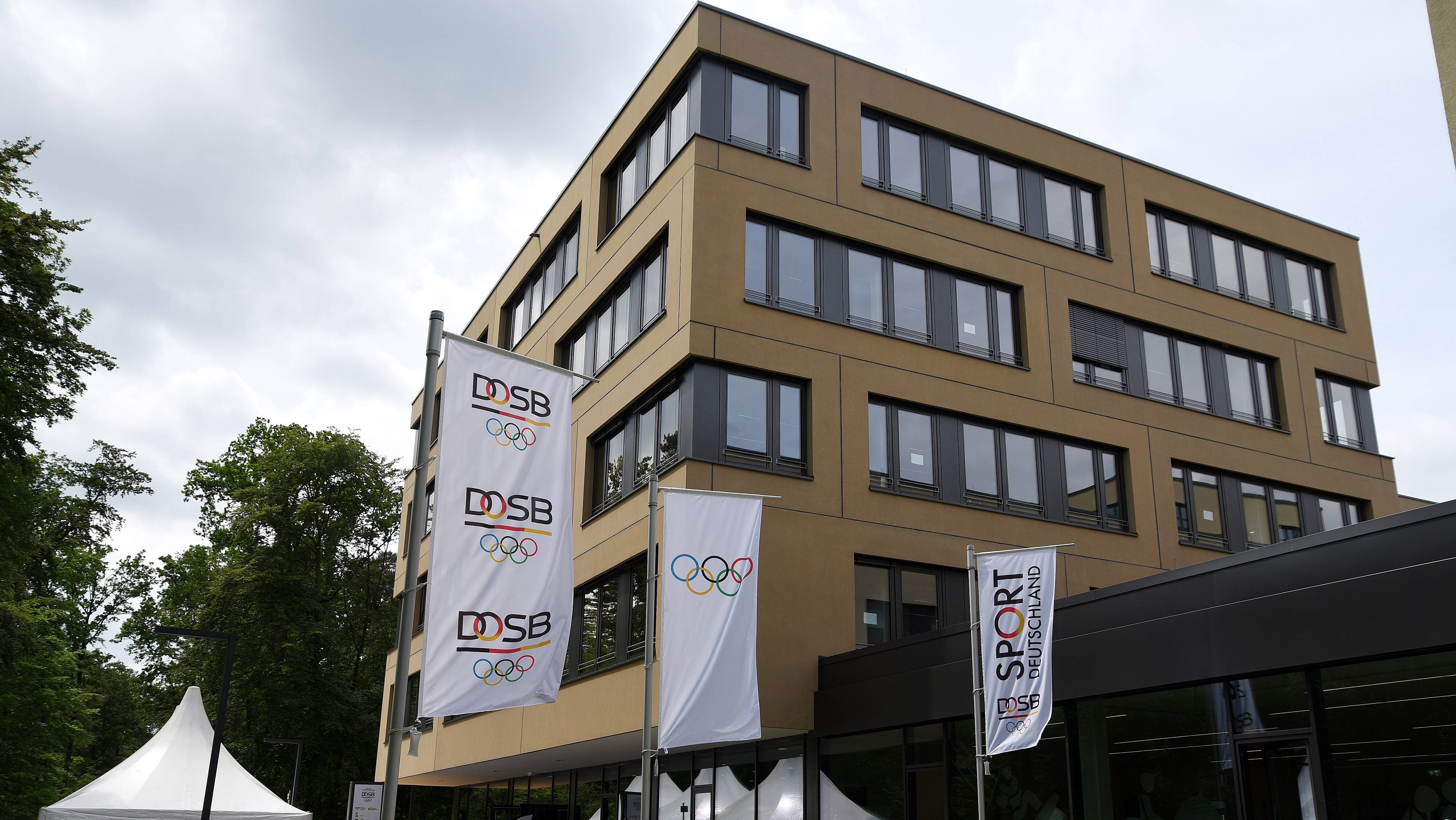 Die Zentrale des DOSB in Frankfurt
