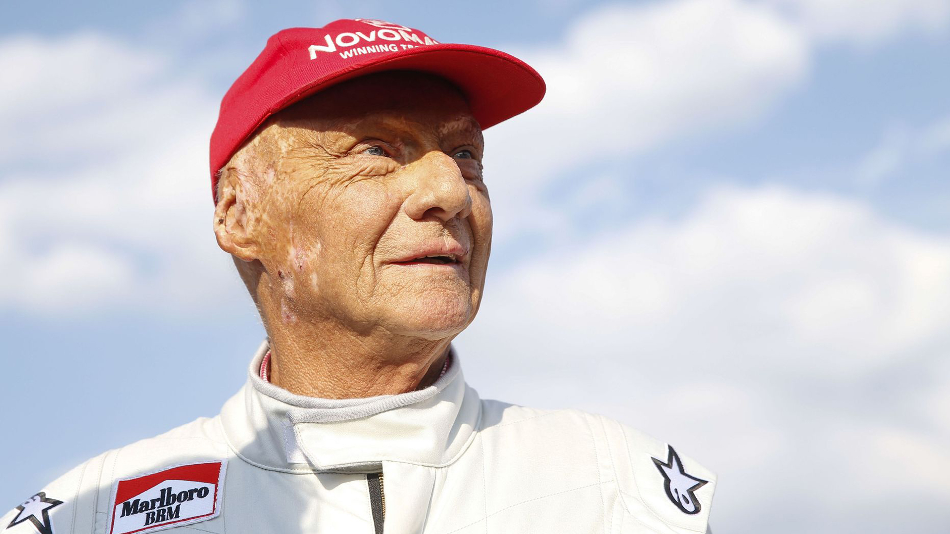 Niki Lauda beim "Legends race" in Spielberg im Jahr 2018