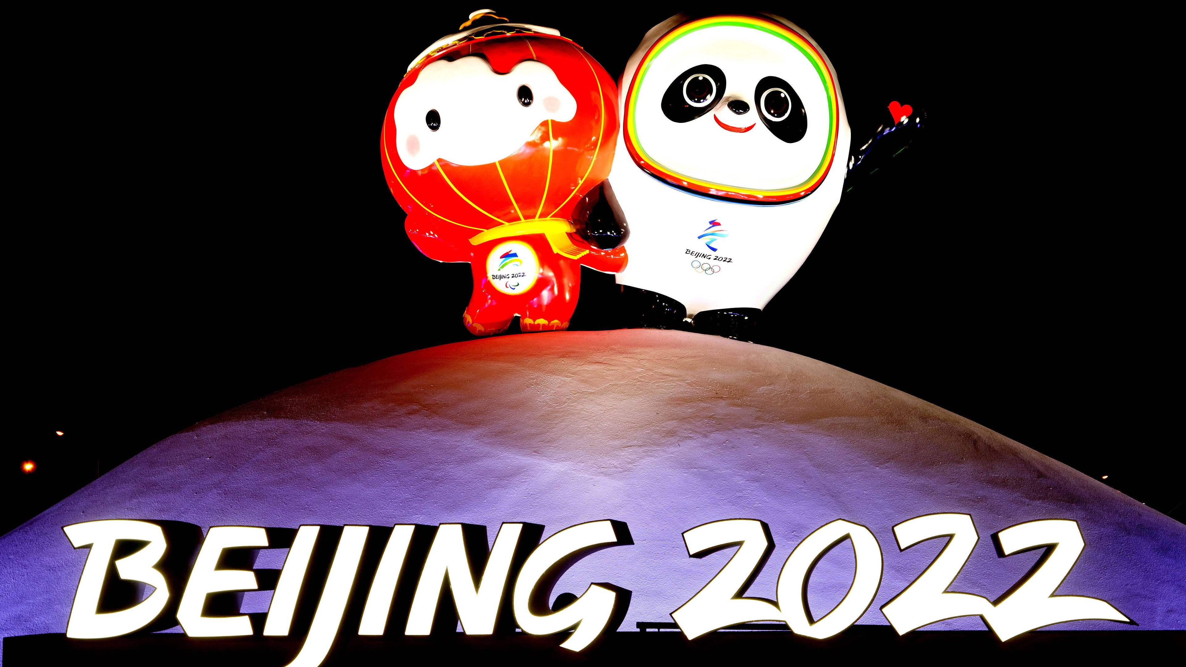 Die Maskottchen der Olympischen Winterspiele 2022
